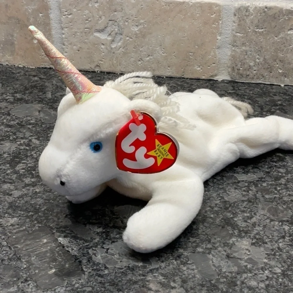 Ty beanie baby Mystic the Unicorn with tag mistakes